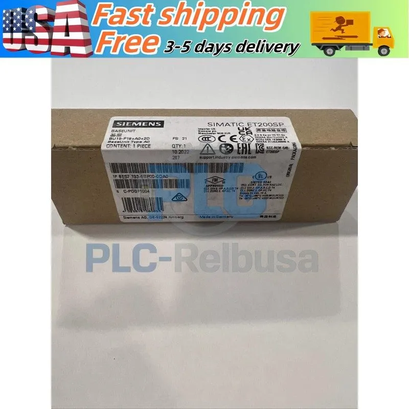 Модуль ввода-вывода SIEMENS 6ES7193-6BP00-0DA0. SIMATIC ET 200SP, Base Unit BU15