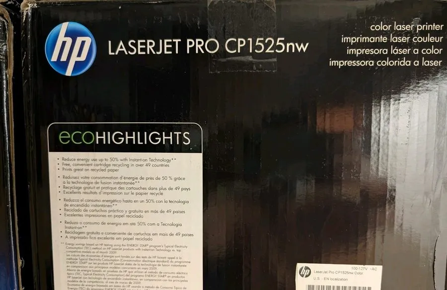 Лазерный принтер HP LaserJet Pro CP1525nw Color Wireless Network Laser Printer C — фото лота 1