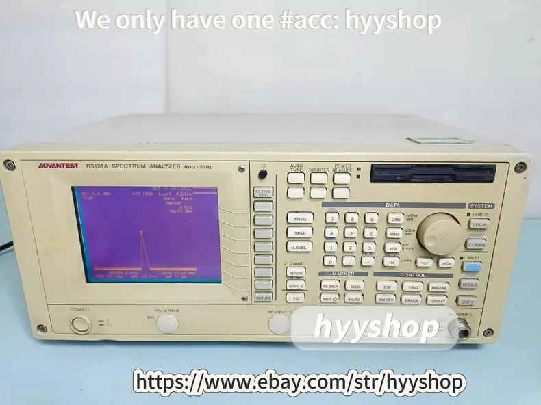 Анализатор спектра Edwan R3131A spectrometer 9K~3G, wiring. /hyy