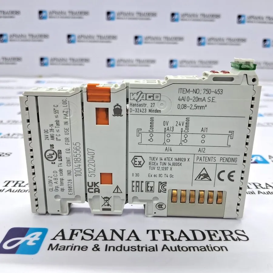 Модуль ввода-вывода WAGO 750-453 Analog Input Module 24V DC