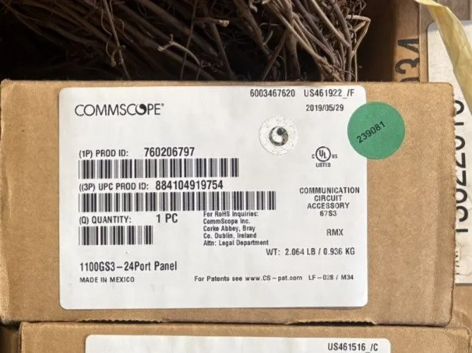 Патч-панель Commscope 1100GS3-24 Port Panel