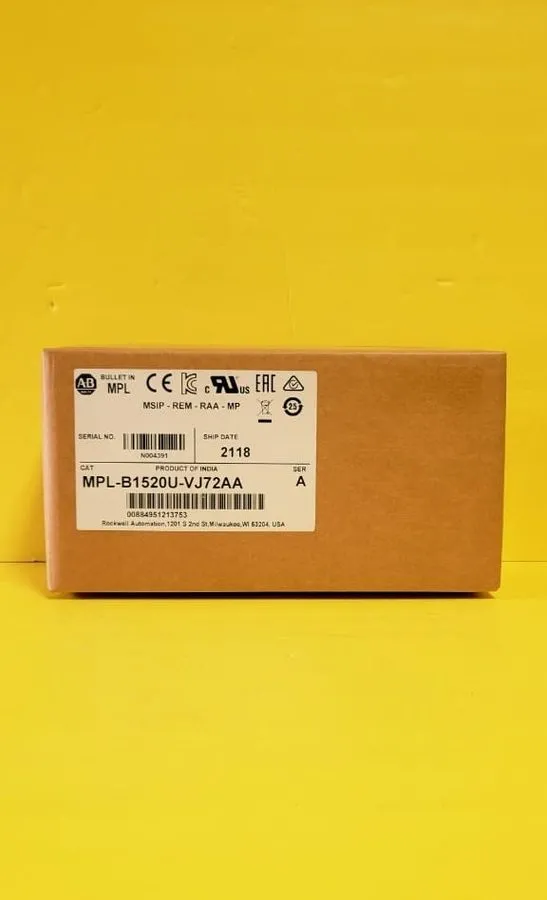 Серводвигатель Allen Bradley MPL-B1520U-VJ72AA Ser A 460V 7000RPM Servo Motor Ki