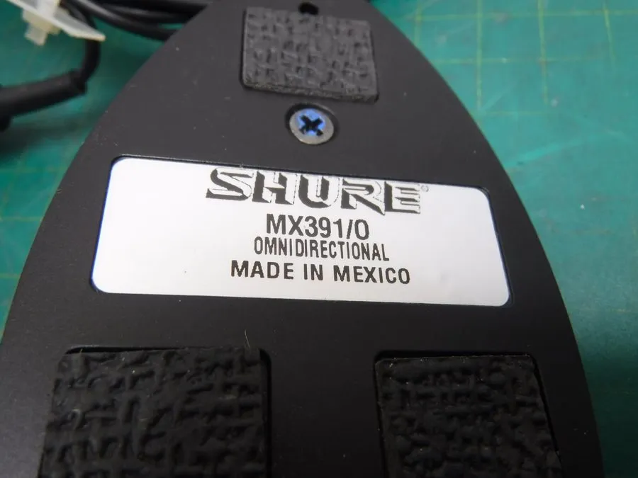 Маршрутизатор Shure MX391/0 Omnidirectional Condenser Microphone w/ MX1BP PREAMP