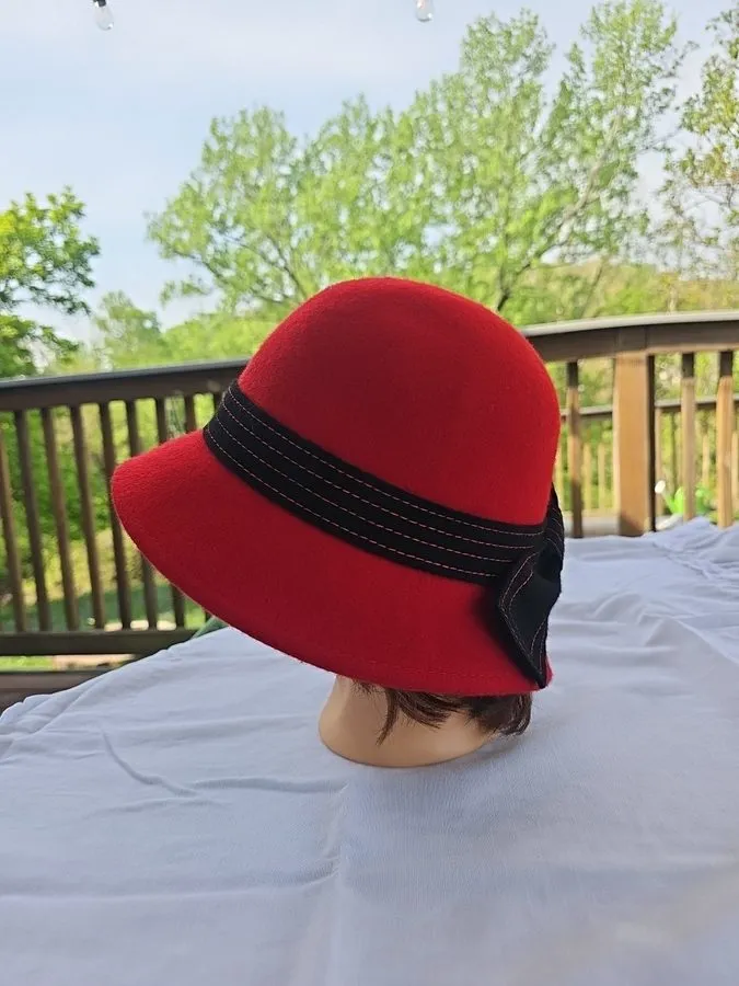 Операторское оборудование VTG D&Y BBU072 Cloche 100% WOOL HAT Velvet Crochet Rib — фото лота 2