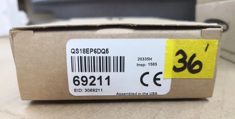 Фотоэлектрический датчик BANNER QS18EP6DQ5 PHOTOELECTRIC SENSOR 10-30VDC