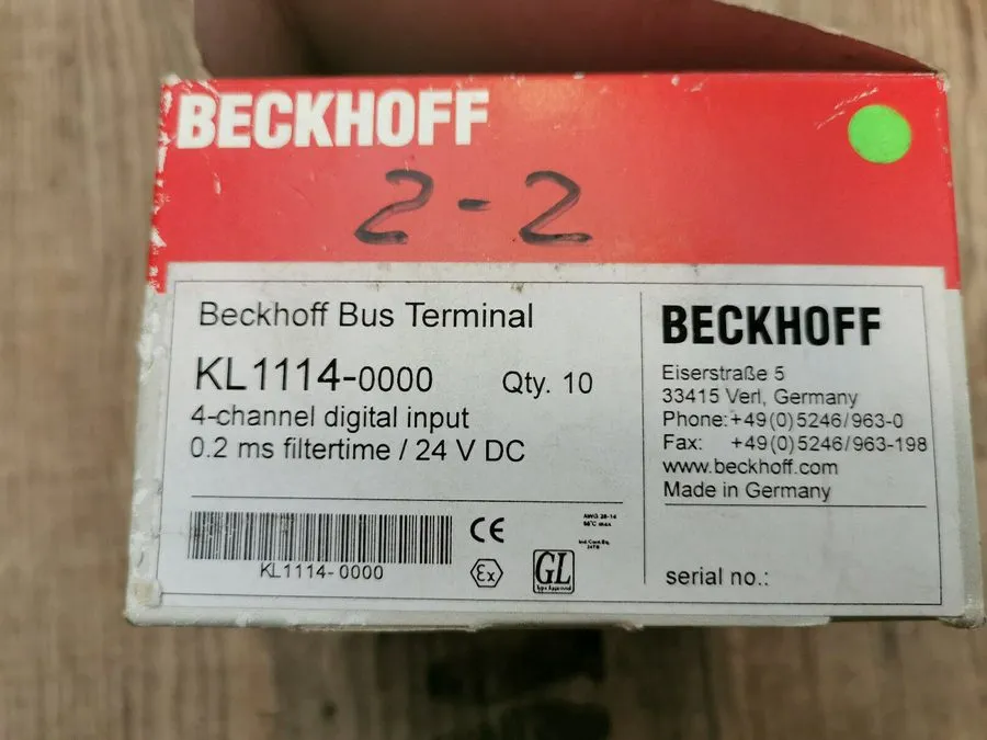 Модуль ввода-вывода Beckhoff KL1114