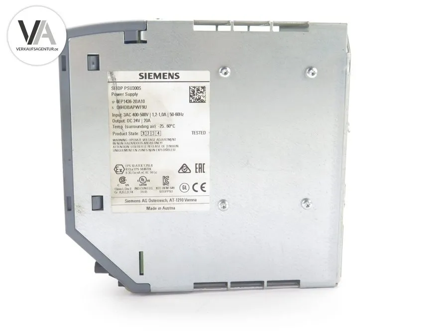 Блок питания SIEMENS 6EP1436-2BA10 POWER SUPPLY SITOP PSU300S