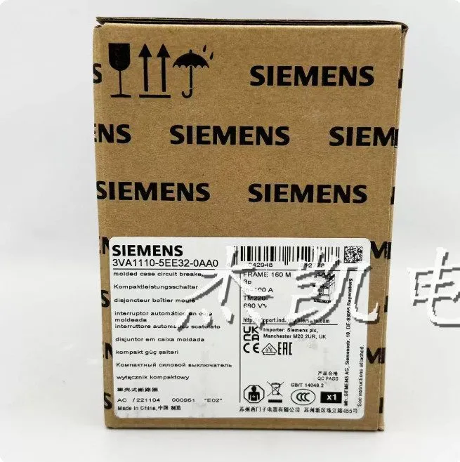 Автоматический выключатель SIEMENS 3VA1110-5EE32-0AA0 CIRCUIT BREAKER 100A 440VA
