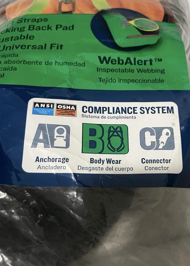 Жгут проводов Werner Easy Wear Adjustable Fall Protection Safety Harness H513002