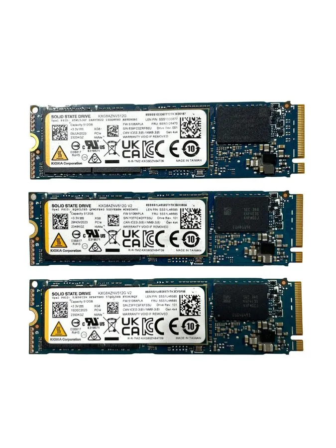 SSD-накопитель KIOXIA XG8 Series 512GB M.2 2280 NVMe PCIe Gen4.0 x4 SED SSD KXG8