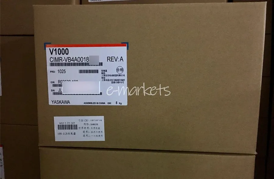 Частотный преобразователь CIMR-VB4A0018FAA Yaskawa V1000 inverter 7.5KW/5.5kw