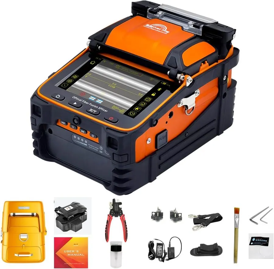 Сварочный аппарат M5 Intelligent Fiber Optic Fusion Splicer 6-Motor Core Alignme