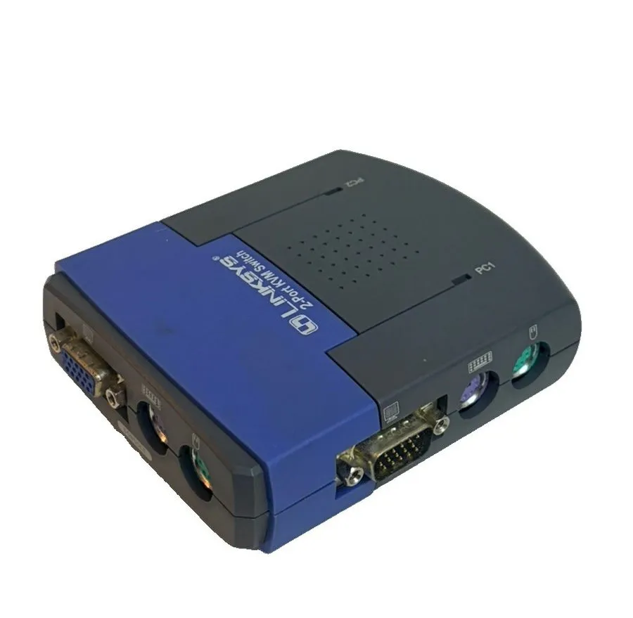 KVM-переключатель Linksys ProConnect (PS2KVM2) 2-Ports External KVM switch PS/2 — фото лота 1