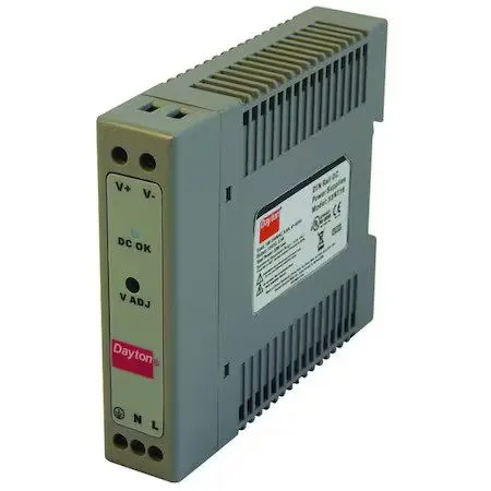 Блок питания DAYTON 33NT16 Power Supply,DIN Rail,30W,12VDC,Plastic