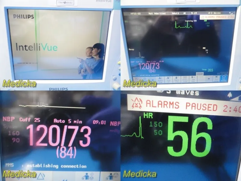 Монитор пациента Philips IntelliVue MP30 Touch Patient Monitor w/ M3001A & M3015
