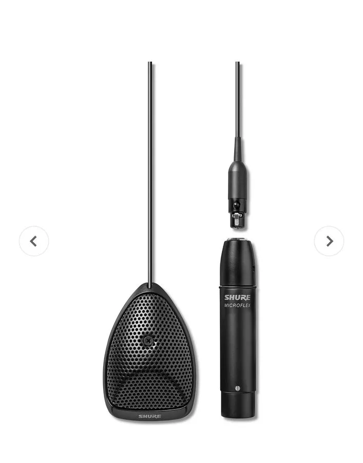 Маршрутизатор Shure MX391/C Cardioid Boundary Microphone Black