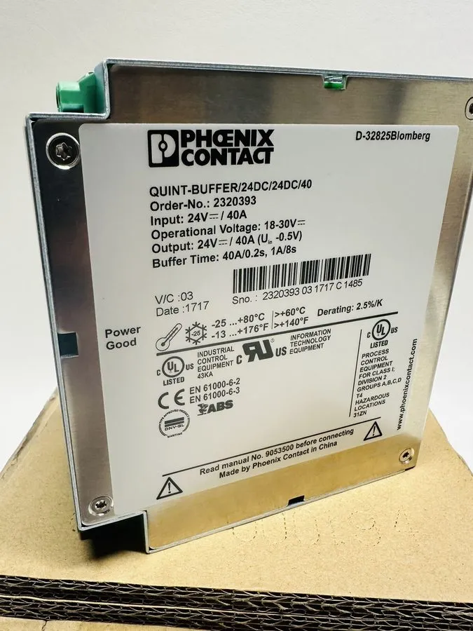 Блок питания Phoenix Contact QUINT-BUFFER/24DC/24DC/40 DIN Rail Power Supply 24V