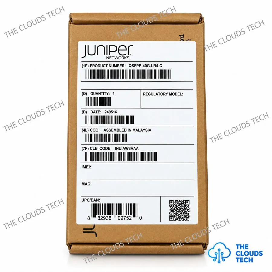 Трансивер Juniper QSFPP-40G-LR4-C compatible 740-052009 40GE QSFP+LR4 1310nm 10k — фото лота 1