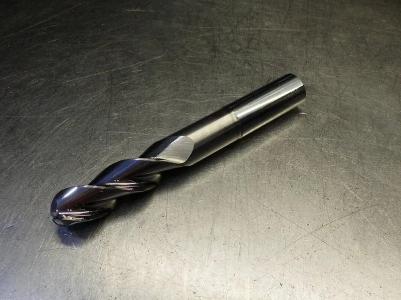 Режущий инструмент Kyocera / SGS 16mm 3 Flute Carbide Cr Endmill Shank 2mm R 434