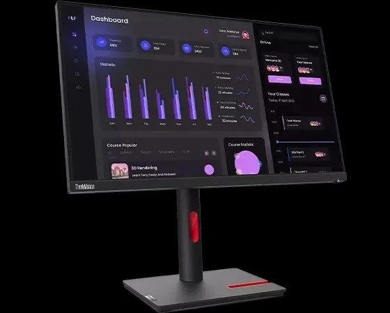 Монитор Lenovo ThinkVision Flat Panel Monitor T24i-30 23.8inch LCD Monitor — фото лота 1