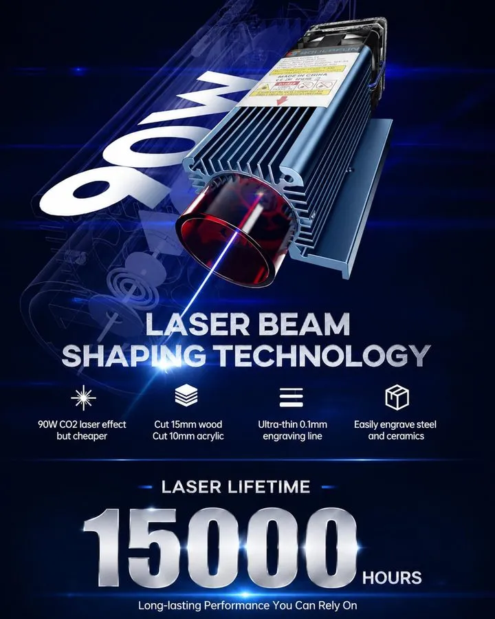 Лазерный гравёр 5500mW Laser Engraver Machine