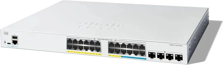 Коммутатор Cisco C1300-24MGP-4X 24-Port Multi-Gig PoE+ 4x10G SFP+ Managed Switch