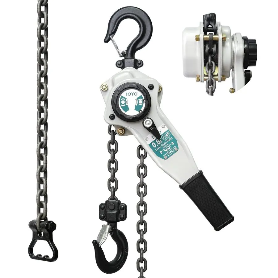 Таль TOYO Lever Chain Hoist 1750Lbs 10ft,Chain Come Along 0.8T 1750Lb 10Ft, Gray