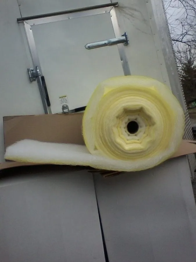 Окрасочная камера Spray Booth Paint Arrestor Exhaust Floor Filter Roll 28"x300'  — фото лота 2