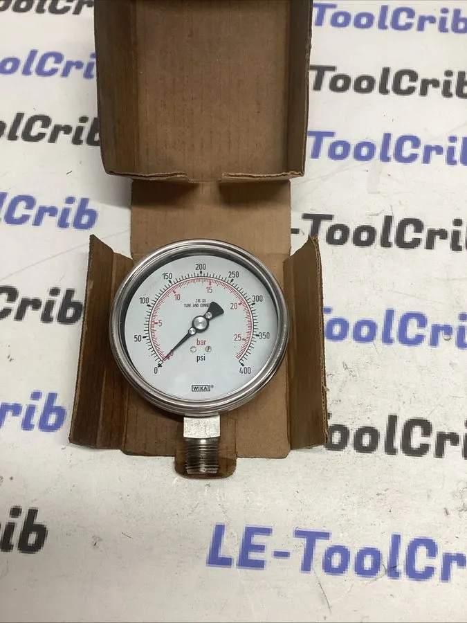 Трубопроводная арматура Wika 9745688 232.54 4" SS 400 psi Pressure Gauge J-884 — фото лота 1