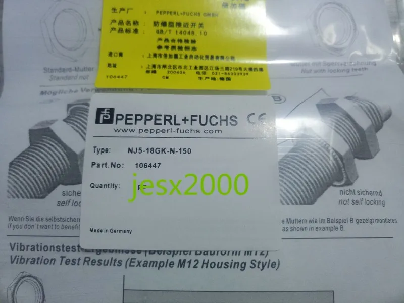 Датчик приближения Pepperl+Fuchs NJ5-18GK-N-150 Sensor&Proximity Switch
