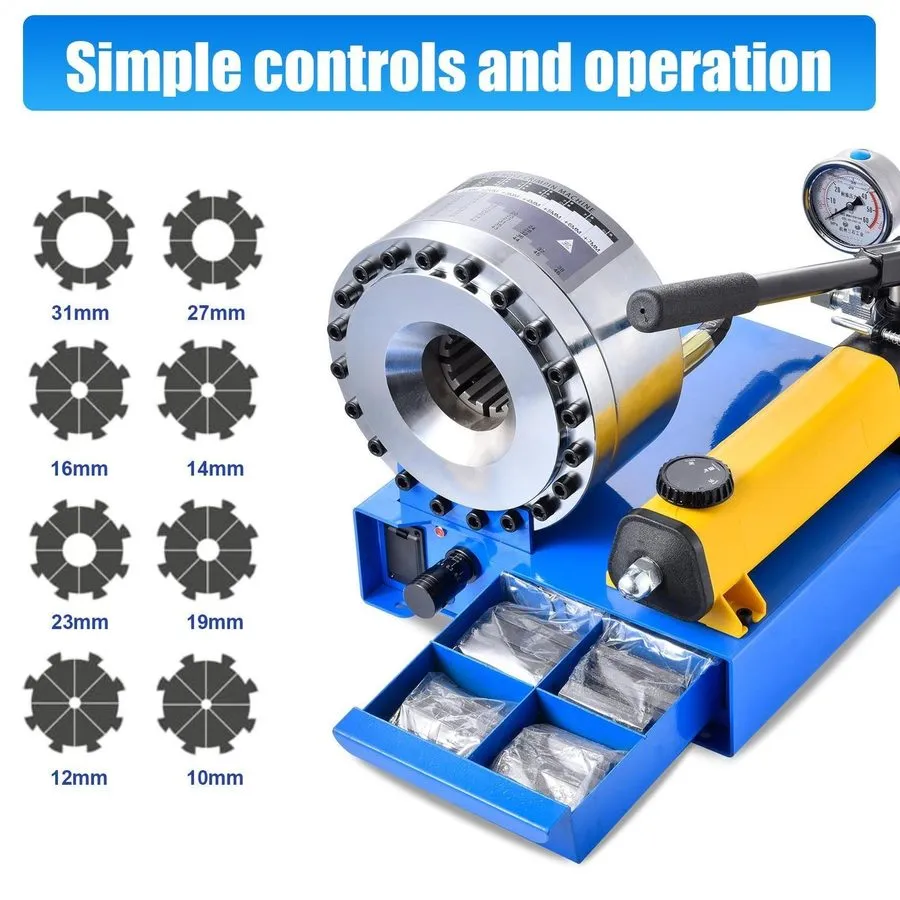 Трубопроводная арматура Portable Hydraulic Hose Crimper Pipe Crimping Machine 56