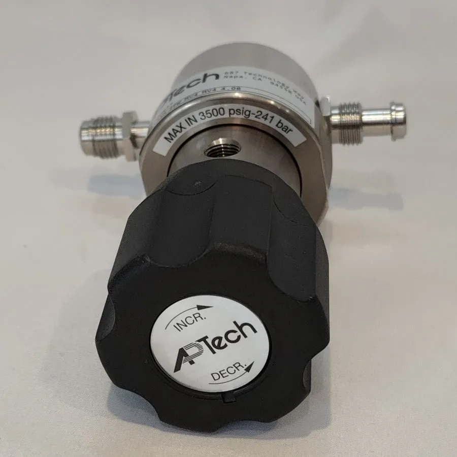 Клапан APTech AP1510SM 2PW MV4 High Pressure Single Stage Gas Regulator Valve