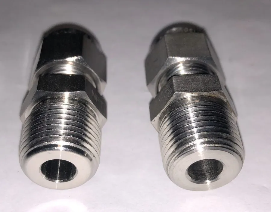 Разъём Swagelok SS-600-1-6 Stainless Steel Male Connector Fitting 3/8 x 3/8