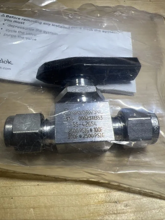 Клапан Swagelok SS-42GS4 ball valve 2500 psig shipping M