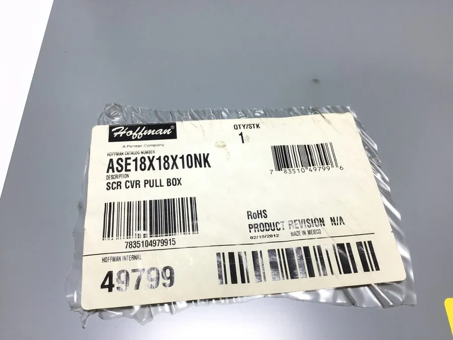 Монтажный шкаф Hoffman ASE18X18X10NK Pull Box Junction Enclosure Type 1 Steel