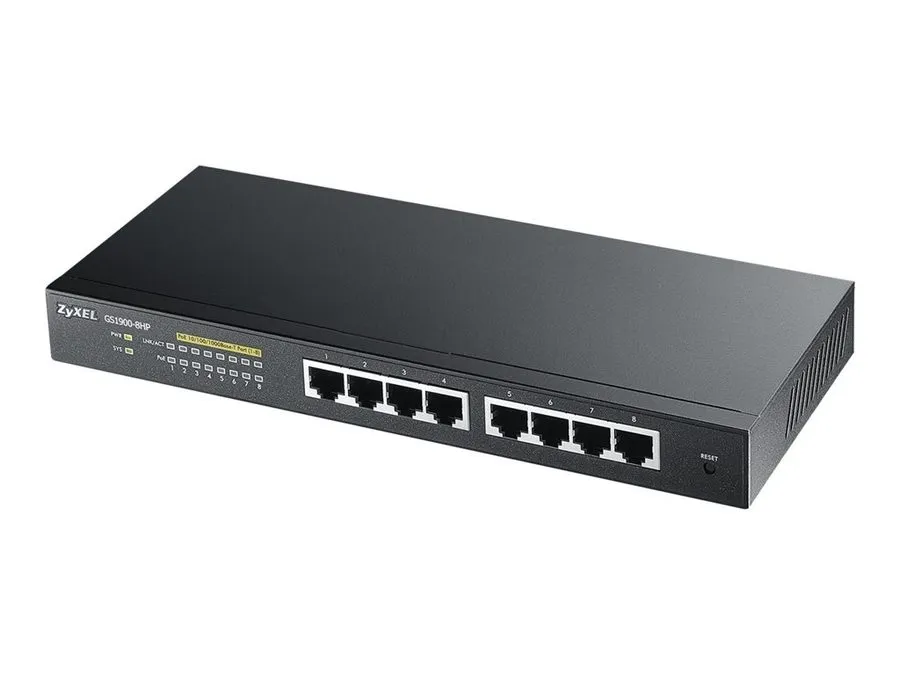 Коммутатор Zyxel GS1900-8HP Switch