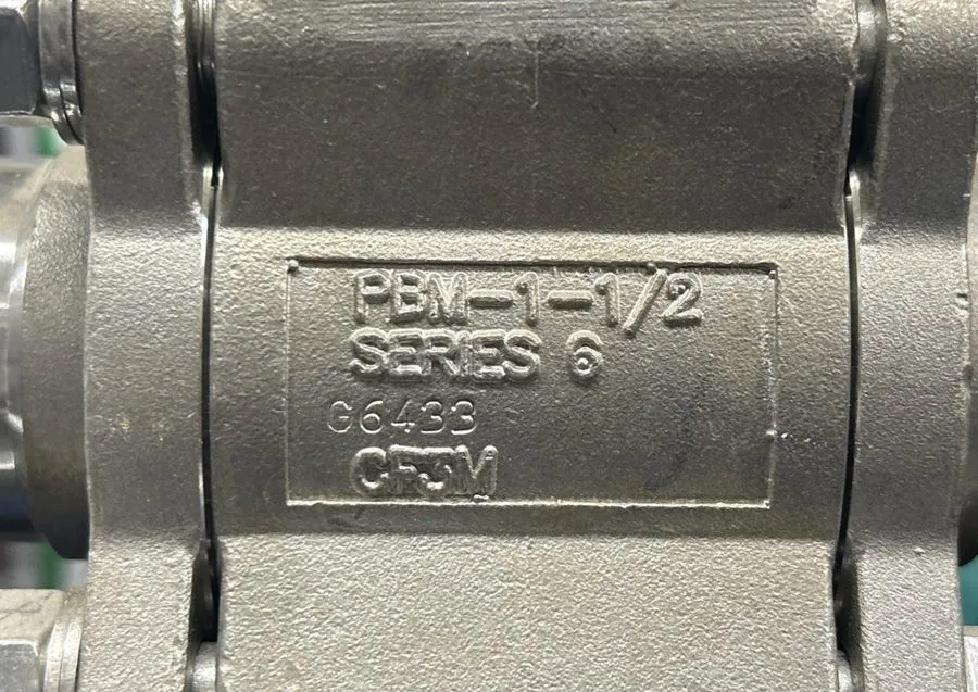 Клапан PBM 1-1/2" Series 6 Stainless Steel Ball Valve SPHLH606-R1 — фото лота 1