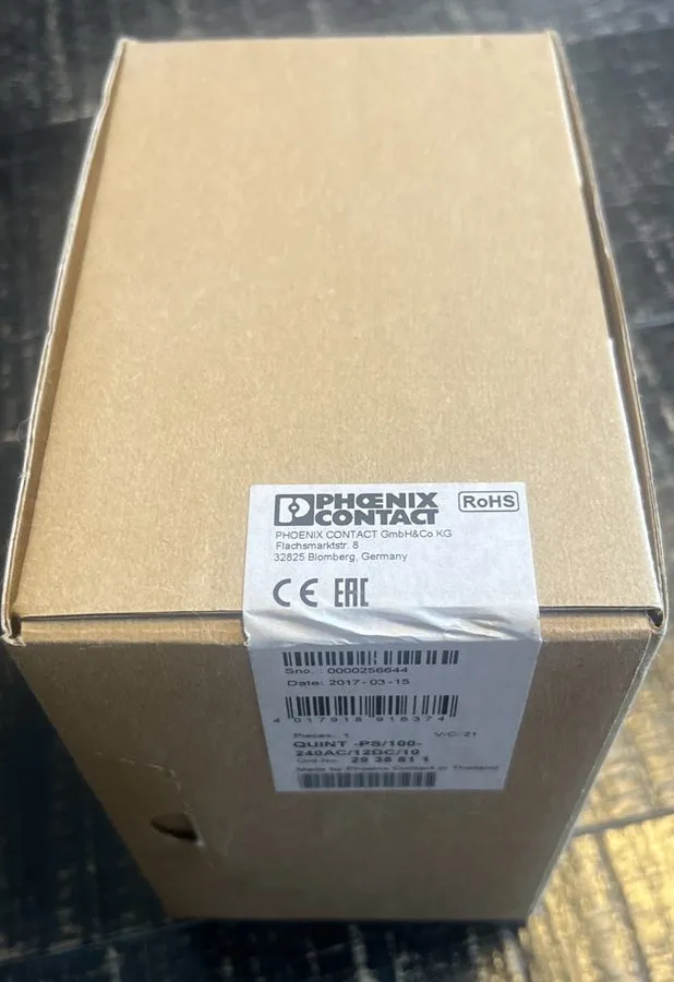 Блок питания Phoenix Contact QUINT-PS-100-240AC/12DC/10 Power Supply 12VDC