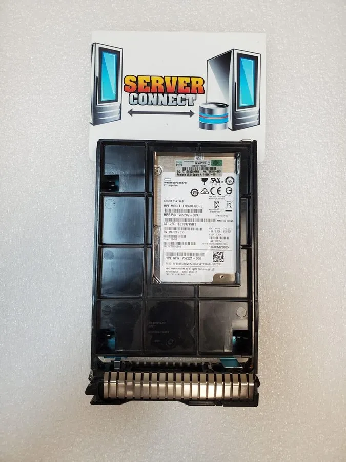 Жёсткий диск HP 765867-001 765424-B21 600GB 3.5"SAS 12G 15K SC ENTERPRISE Hard D