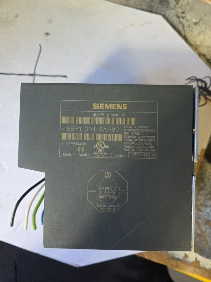 Блок питания Siemens SITOP 6EP1334-2AA00 DIN Rail Power Supply 24VDC 10A 240W GH — фото лота 1