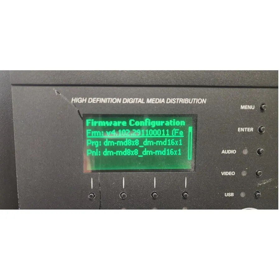 Видеокоммутатор Crestron DM-MD8X8 Digital Media Switcher w/ 10 Cards DM/HDMI/DSP — фото лота 1