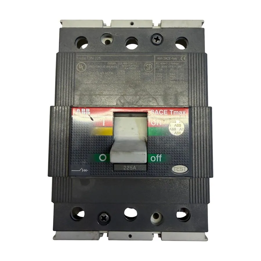 Автоматический выключатель ABB T3N225 Tmax T3N 225A 3-Pole 600V Molded Case Circ