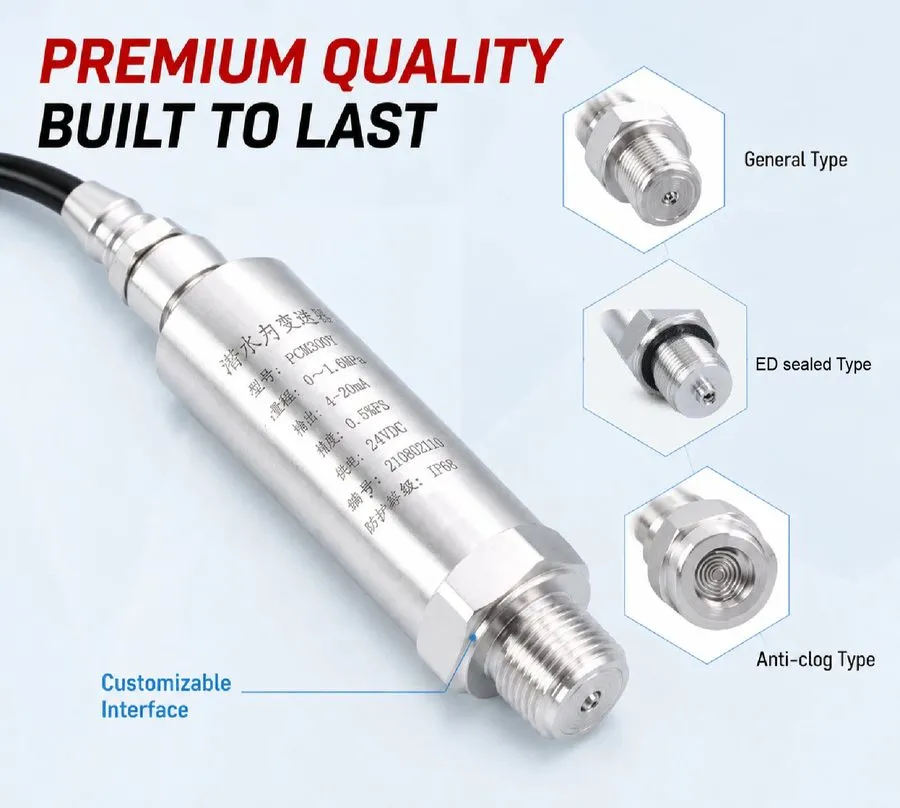Датчик давления Submersible Pressure Transmitter HTP-330Y IP68 4-20mA 9-24VDC Wa — фото лота 2