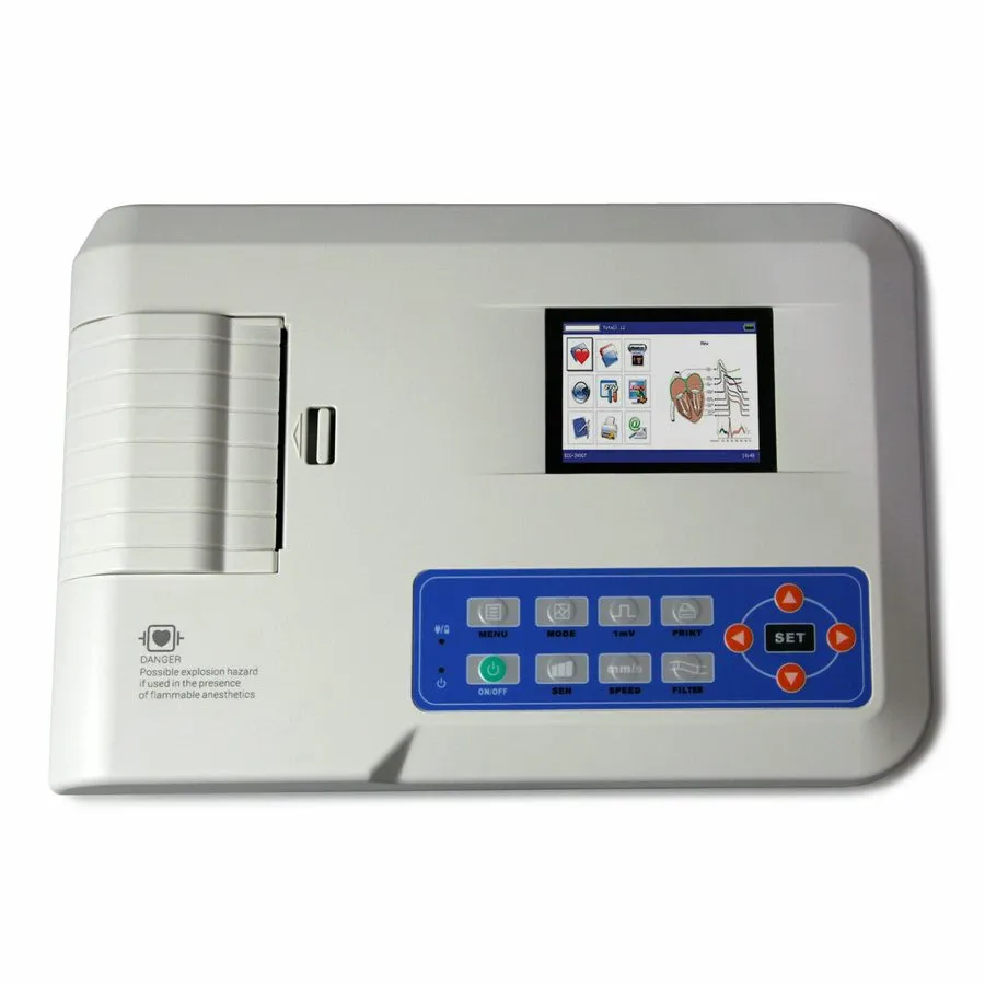 Электрокардиограф GE Mac 1200 St Portable 12-Lead Resting Electrocardiograph ECG — фото лота 2