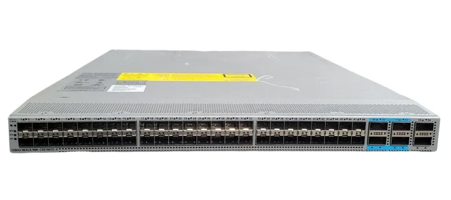 Коммутатор Cisco Nexus 9200 N9K-C92160YC-X 48p 1/10G/25G SFP+ 4p 100G QSFP28