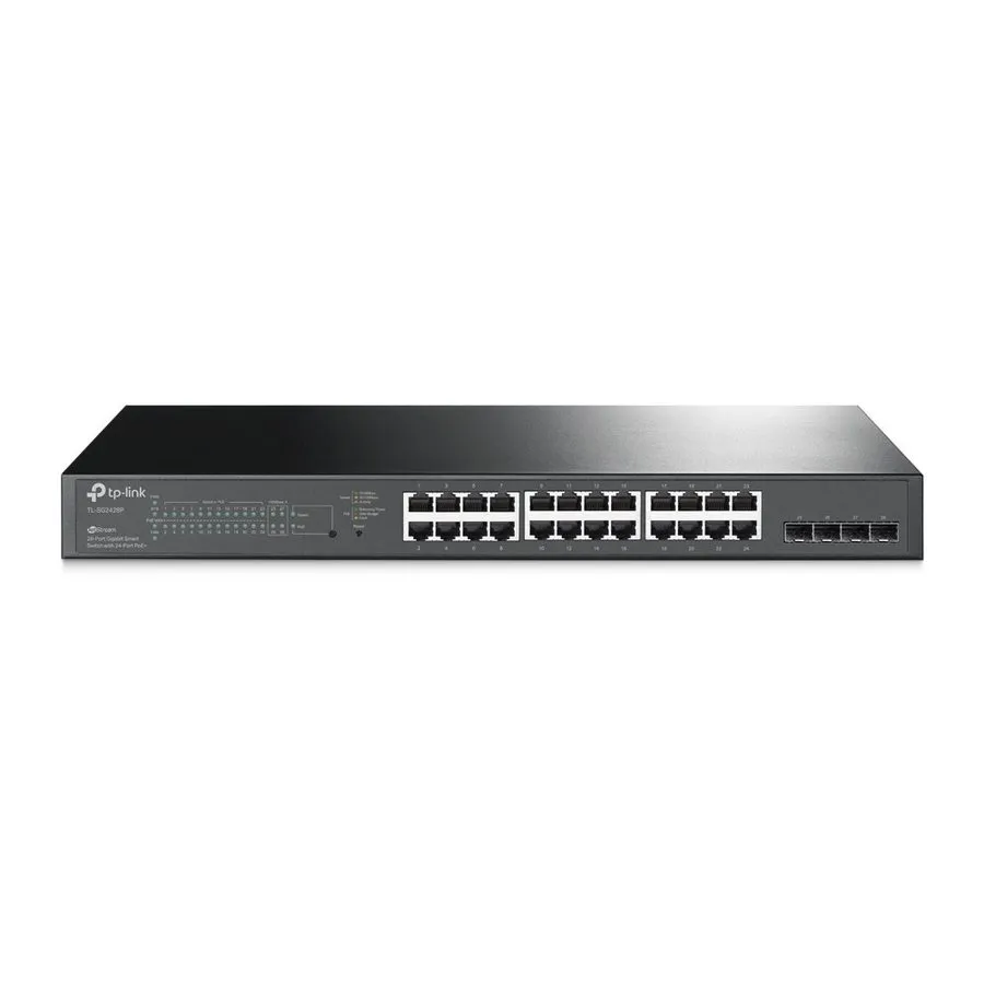 Коммутатор TP-Link SG2428P Omada 28-Port Gigabit Smart Managed Switch 24 PoE+ 4