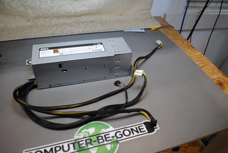 Блок питания DELL POWEREDGE SERVER T340 GEN 14 FIXED POWER SUPPLY 350W NW98H G9T — фото лота 1