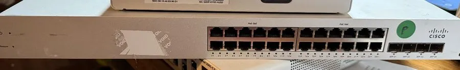 Коммутатор Cisco Meraki MS220-24P 24-Port PoE Gigabit Managed Switch Rackmount G