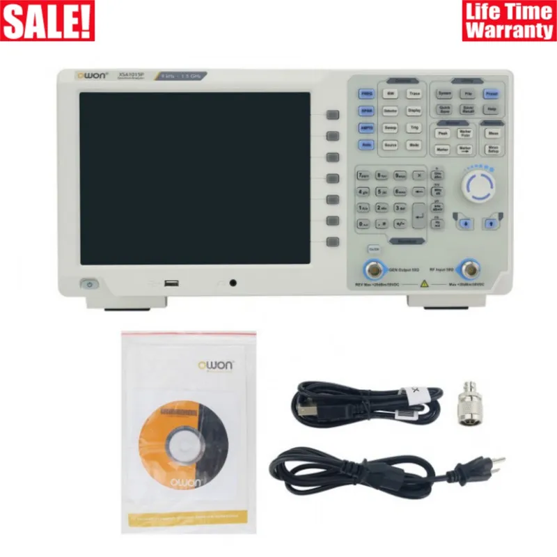 Анализатор спектра OWON XSA1015P-TG 9kHz-1.5GHz Spectrum Analyzer Tracking Gener