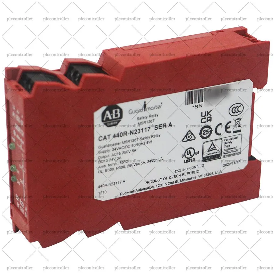 Реле безопасности Allen Bradley MSR126T 440R-N23117 Guardmaster Safety Relay 24V
